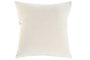 DKD Home Decor Cojín PU Blanco 45x10x45 650 GSM