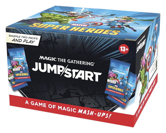 Wizards of the Coast Magic the Gathering Marvel Super Heroes Sobres de Jumpstart (24) inglés Wizards of the Coast Magic the Gathering Marvel Super Heroes Sobres de Jumpstart (24) inglés