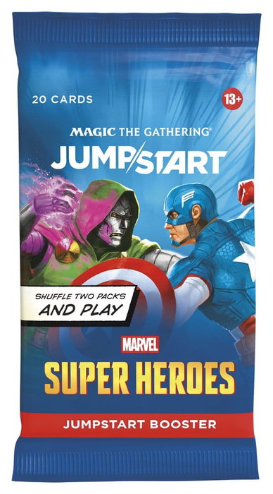 Wizards of the Coast Magic the Gathering Marvel Super Heroes Sobres de Jumpstart (24) inglés Wizards of the Coast Magic the Gathering Marvel Super Heroes Sobres de Jumpstart (24) inglés