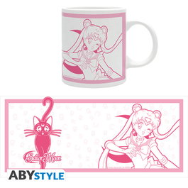 Abystyle Taza Sailor Moon y Luna de Cerámica de 320 ml