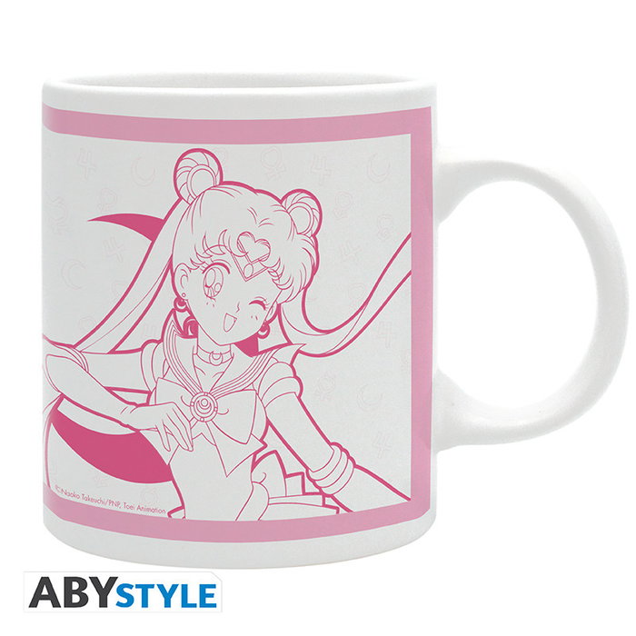 Abystyle Taza Sailor Moon y Luna de Cerámica de 320 ml
