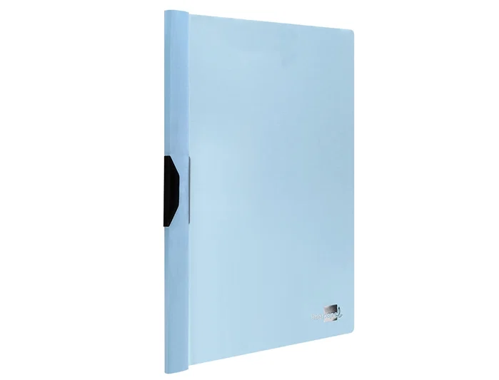 Liderpapel Carpeta Dossier con Pinza Lateral Celeste para 30 Hojas DIN A4