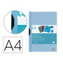 Liderpapel Carpeta Dossier Celeste con Pinza Lateral y 30 Hojas