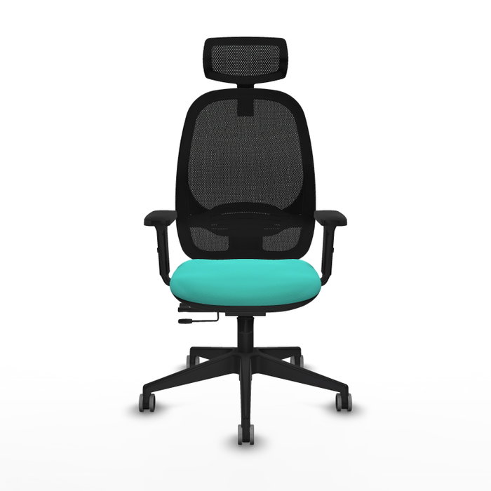 PIQUERAS Y CRESPO Silla de oficina Cilanco Turquesa y Negro PIQUERAS Y CRESPO Silla de oficina Cilanco Turquesa y Negro