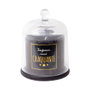 Home Deco Factory Vela con Campana de Cristal Aroma Ámbar