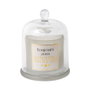 Home Deco Factory Vela con Campana de Cristal Aroma Ámbar