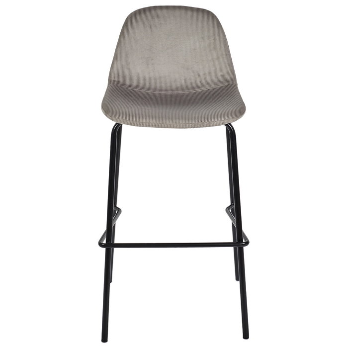 Home Deco Factory Taburete Bar Gris Giulia Colección Lounge