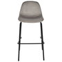 Home Deco Factory Taburete Bar Gris Giulia Colección Lounge