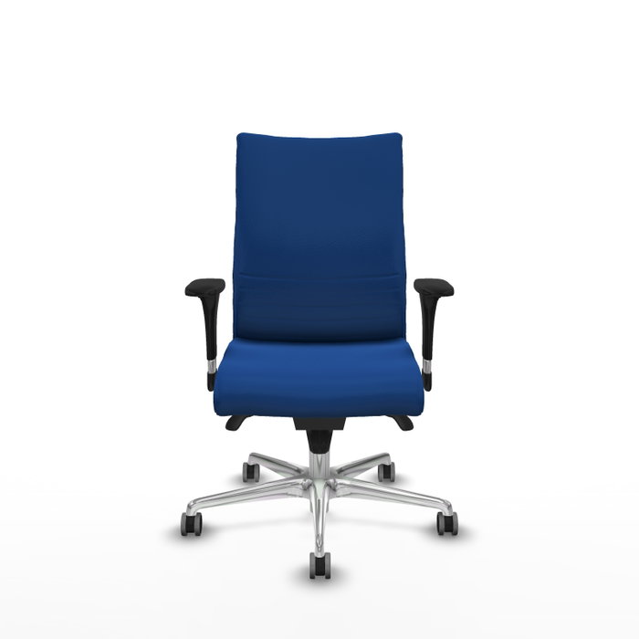 PIQUERAS Y CRESPO Silla Albacete Confidente con Mecanismo Sincro Azul