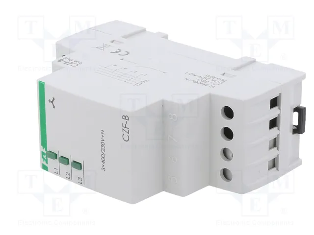 F&F CZF-B-TRMS Relé de monitorización de tensión 3 x 400V AC SPST-NO