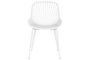 DKD Home Decor Silla Scandi Blanco 51.5 x 81 x 50 cm