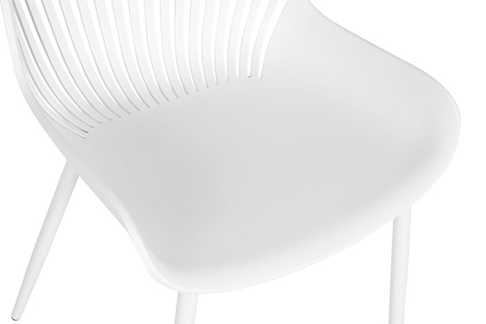 DKD Home Decor Silla Scandi Blanco 51.5 x 81 x 50 cm