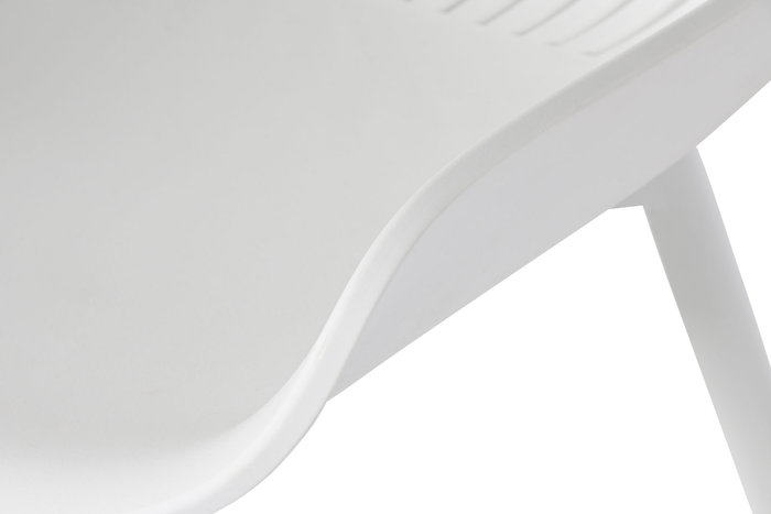 DKD Home Decor Silla Scandi Blanco 51.5 x 81 x 50 cm