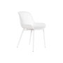 DKD Home Decor Silla de Metal y PP Blanco