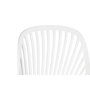 DKD Home Decor Silla de Metal y PP Blanco