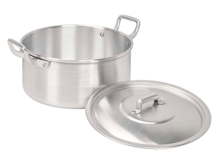 KINVARA Cacerola de Aluminio 20 cm 3L Plata