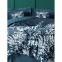 Juego de cama 100% algodón satén Verde con funda nórdica y fundas de almohada