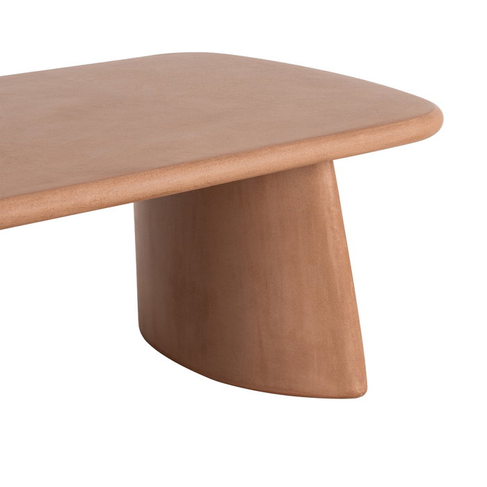 Mesa Centro Teja Dm-Microcemento Salón 120 X 60 X 38,50 cm Mesa Centro Teja Dm-Microcemento Salón 120 X 60 X 38,50 cm