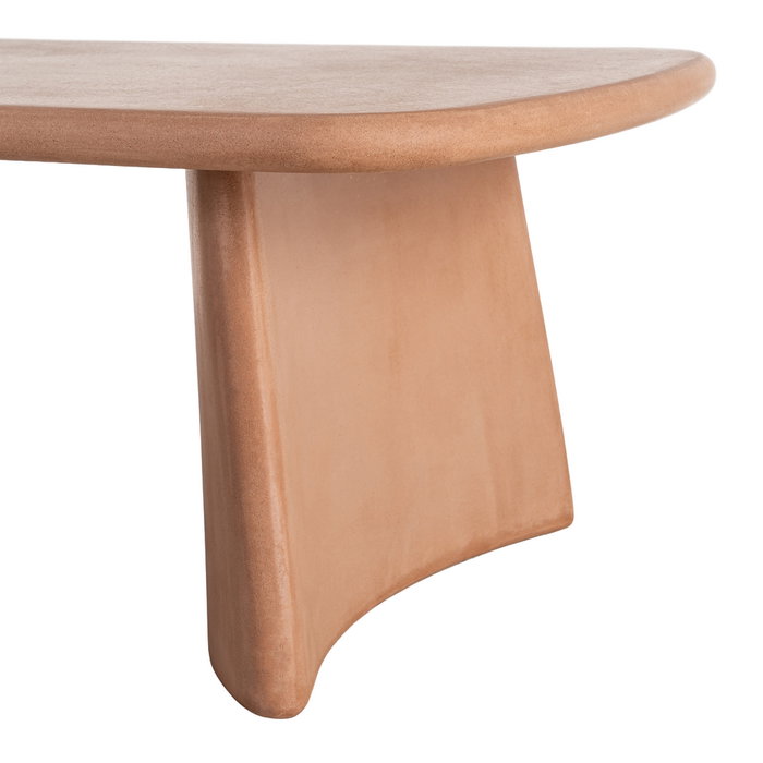 Mesa Centro Teja Dm-Microcemento Salón 120 X 60 X 38,50 cm Mesa Centro Teja Dm-Microcemento Salón 120 X 60 X 38,50 cm