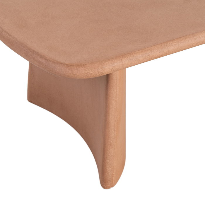 Mesa Centro Teja Dm-Microcemento Salón 120 X 60 X 38,50 cm Mesa Centro Teja Dm-Microcemento Salón 120 X 60 X 38,50 cm