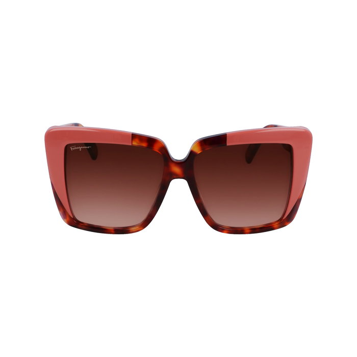 Ferragamo SF1060S-641 Gafas de sol para mujer con cristales rosas Ferragamo SF1060S-641 Gafas de sol para mujer con cristales rosas