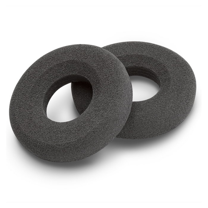 HP Poly Almohadillas para Auriculares de Espuma, Repuesto, 2 Piezas, Compatibles con Blackwire 3310 y 3320, Negro