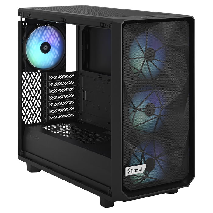 Fractal Design Meshify 2 Lite RGB Black Window Caja de PC ATX con Ventana Lateral y Iluminación Multicolor