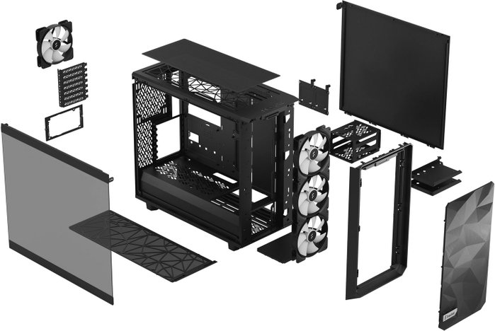 Fractal Design Meshify 2 Lite RGB Black Window