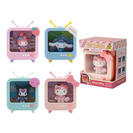 YuMe Toys Sanrio Figuras mini Bedside Light TV Series Hello Kitty and Friends 8 cm Expositor
