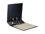 Elba Archivador de palanca forrado Negro DIN A4 80 mm