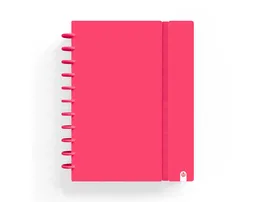 Carchivo Ingeniox Cuaderno A5 80 Hojas Cuadriculado Rojo Tapa Foam