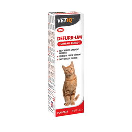 Vetiq Defurr-Um Para Bolas De Pelo De Gato 70 gr, Ayuda a Facilitar el Paso del Pelo Tragado y Prevenir su Formación