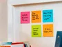 Post-it Bloc de Notas Adhesivas Super Sticky Playful 76x76 mm 90 Hojas 100% PEFC Pack de 6 Unidades