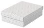 Esselte 628284 Pack 3 Cajas de Almacenamiento Blancas, 360x265x100mm