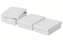 Esselte 628284 Pack 3 Cajas de Almacenamiento Blancas, 360x265x100mm