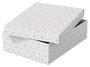 Esselte 628284 Pack 3 Cajas de Almacenamiento Blancas, 360x265x100mm