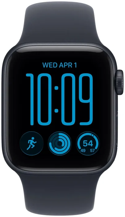 Apple Watch SE 3 GPS 40mm Midnight Aluminium Case | Navy Blue Sport Band - M/L