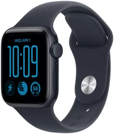 Apple Watch SE 3 GPS 40mm Midnight Aluminium Case | Navy Blue Sport Band - M/L