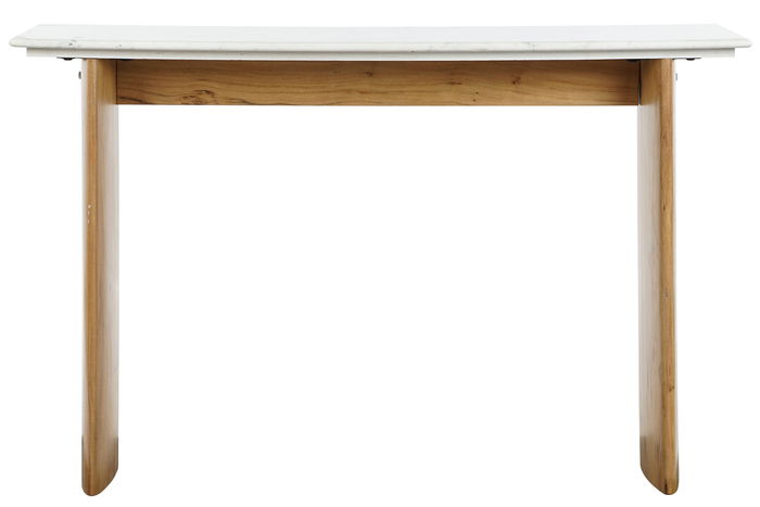 DKD Home Decor Consola Scandi Blanco Marron 38 x 77 x 120 cm