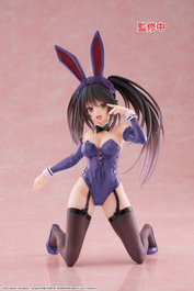 Date A Live V Estatua PVC Desktop Cute Figure Kurumi Tokisaki Bunny Ver. Renewal 13 cm