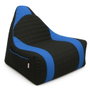 Atelier Del Sofa Silla De Frijoles XXL Gamer - Azul y Negro, 85x35x80 cm