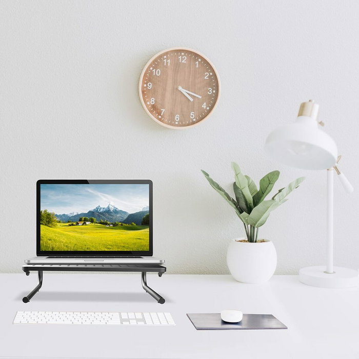 Maclean mc-948 soporte ergonÓmico para monitor/portÁtil, carga mÁxima: 20 kg, superficie perforada, diseÑado para monitores con Maclean mc-948 soporte ergonÓmico para monitor/portÁtil, carga mÁxima: 20 kg, superficie perforada, diseÑado para monitores con