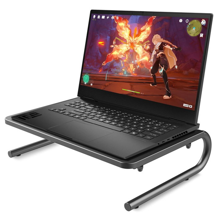 Maclean mc-948 soporte ergonÓmico para monitor/portÁtil, carga mÁxima: 20 kg, superficie perforada, diseÑado para monitores con Maclean mc-948 soporte ergonÓmico para monitor/portÁtil, carga mÁxima: 20 kg, superficie perforada, diseÑado para monitores con