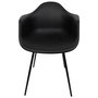 Home Deco Factory Silla Butaca Gustav Negra Essentiel