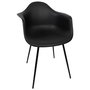 Home Deco Factory Silla Butaca Gustav Negra Essentiel