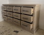 DKD Home Decor Cómoda de Madera de Hevea y Metal CHUANG ROME