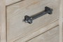 DKD Home Decor Cómoda de Madera de Hevea y Metal CHUANG ROME