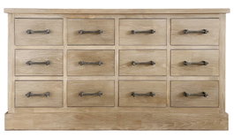 DKD Home Decor Cómoda de Madera de Hevea y Metal CHUANG ROME