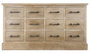 DKD Home Decor Cómoda de Madera de Hevea y Metal CHUANG ROME