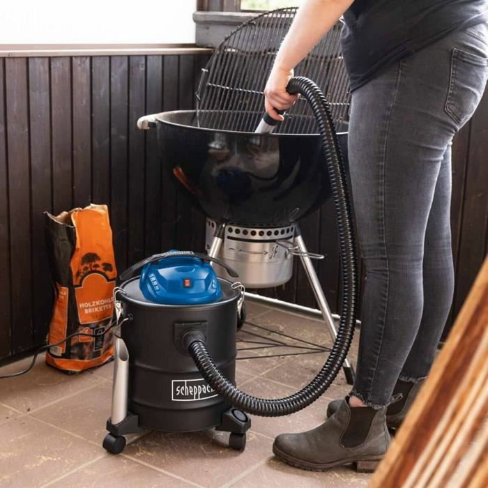 Scheppach Aspirador de cenizas AVC25 - Depósito de 20L - 1300W